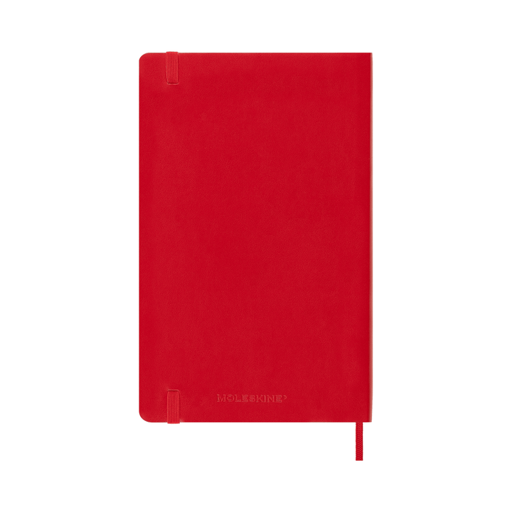 Moleskine Classic Large squared softcover notebook in Scarlet Red, 13 x 21 cm – photo 5
