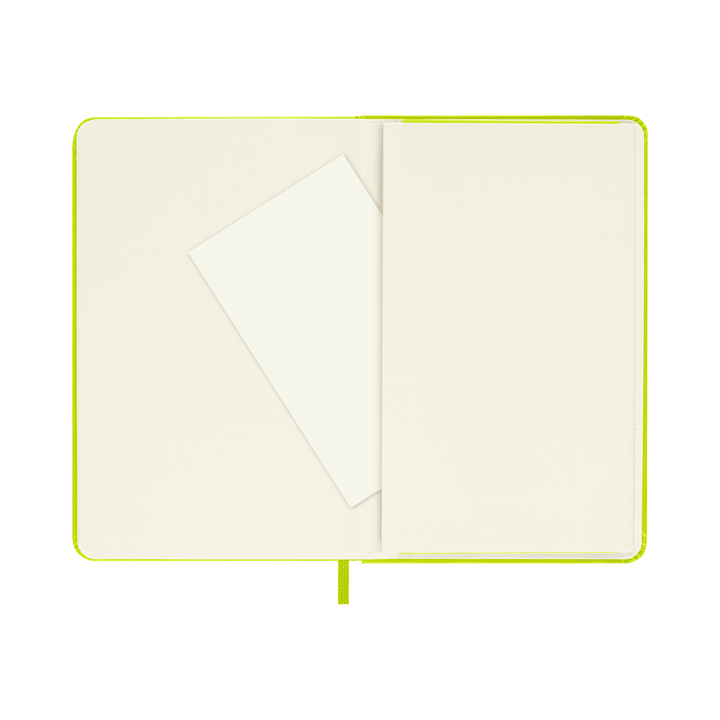 Moleskine Classic Pocket plain hardcover notebook in Lemon Green, 9 x 14 cm – photo 4