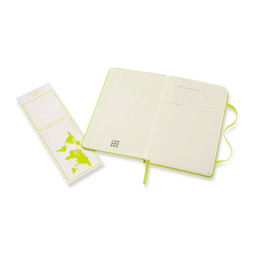 Moleskine Classic Pocket plain hardcover notebook in Lemon Green, 9 x 14 cm – photo 8