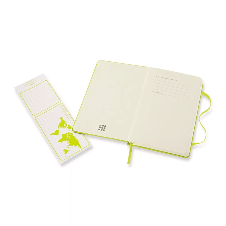 Moleskine Classic Pocket plain hardcover notebook in Lemon Green, 9 x 14 cm – photo 8
