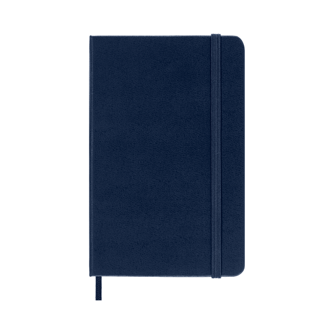 Moleskine Classic Pocket plain hardcover notebook in Sapphire Blue, 9 x 14 cm