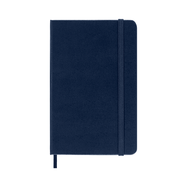 Moleskine Classic Pocket plain hardcover notebook in Sapphire Blue, 9 x 14 cm