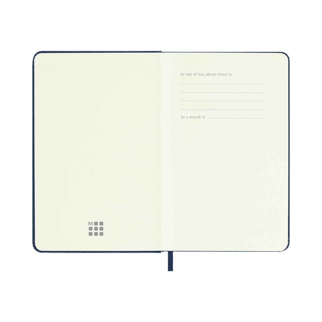 Moleskine Classic Pocket plain hardcover notebook in Sapphire Blue, 9 x 14 cm – photo 2
