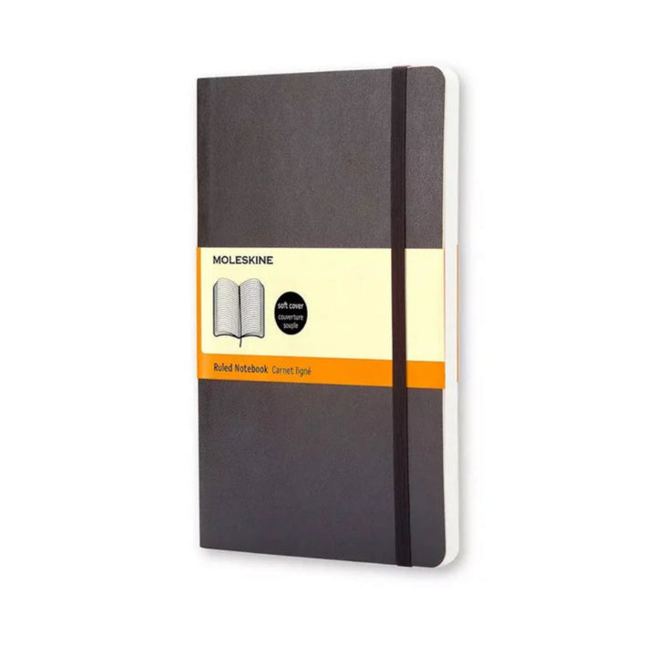 Moleskine Classic Pocket ruled softcover notebook in Black, 9 x 14 cm