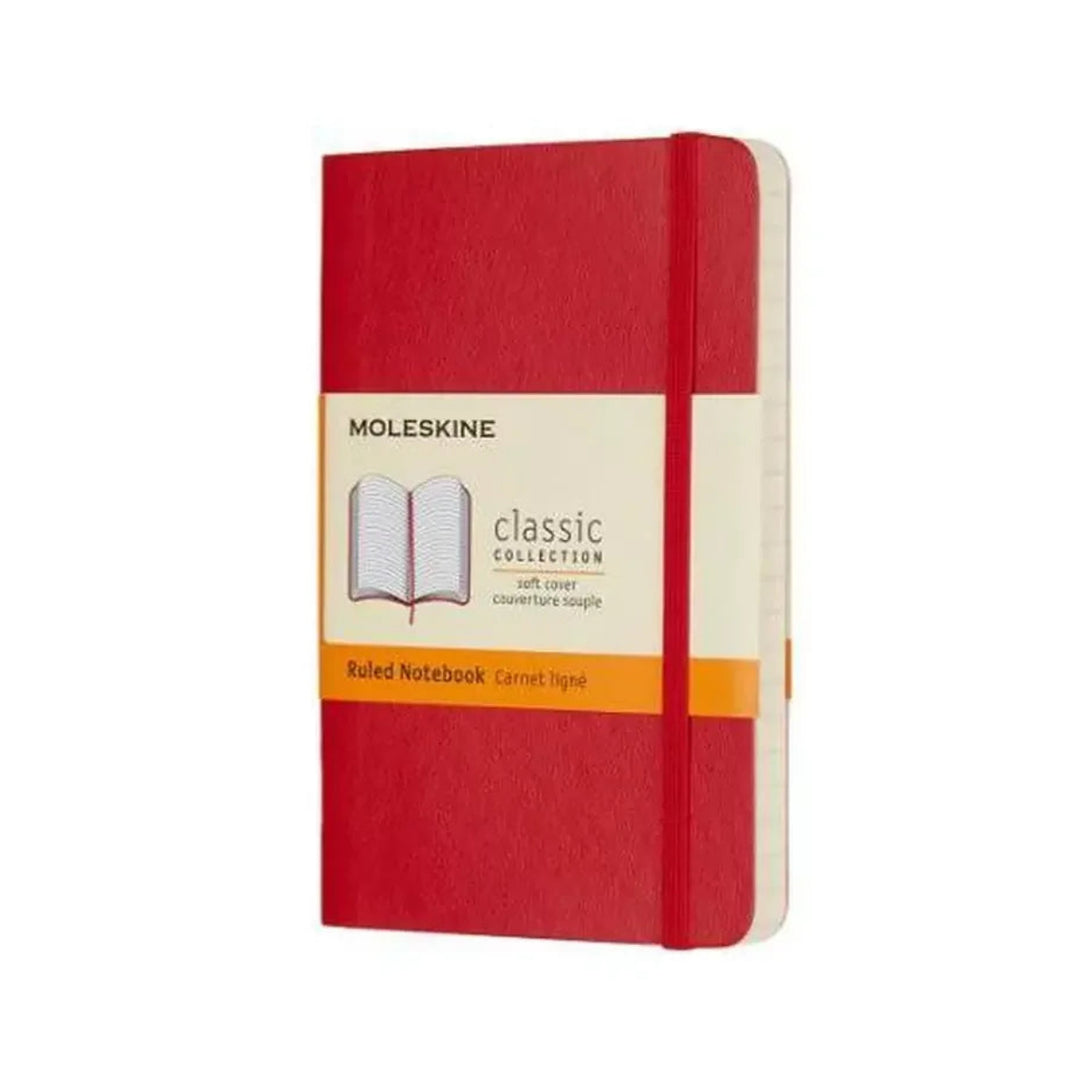 Moleskine Classic Pocket ruled softcover notebook in Scarlet Red, 9 x 14 cm – photo 7