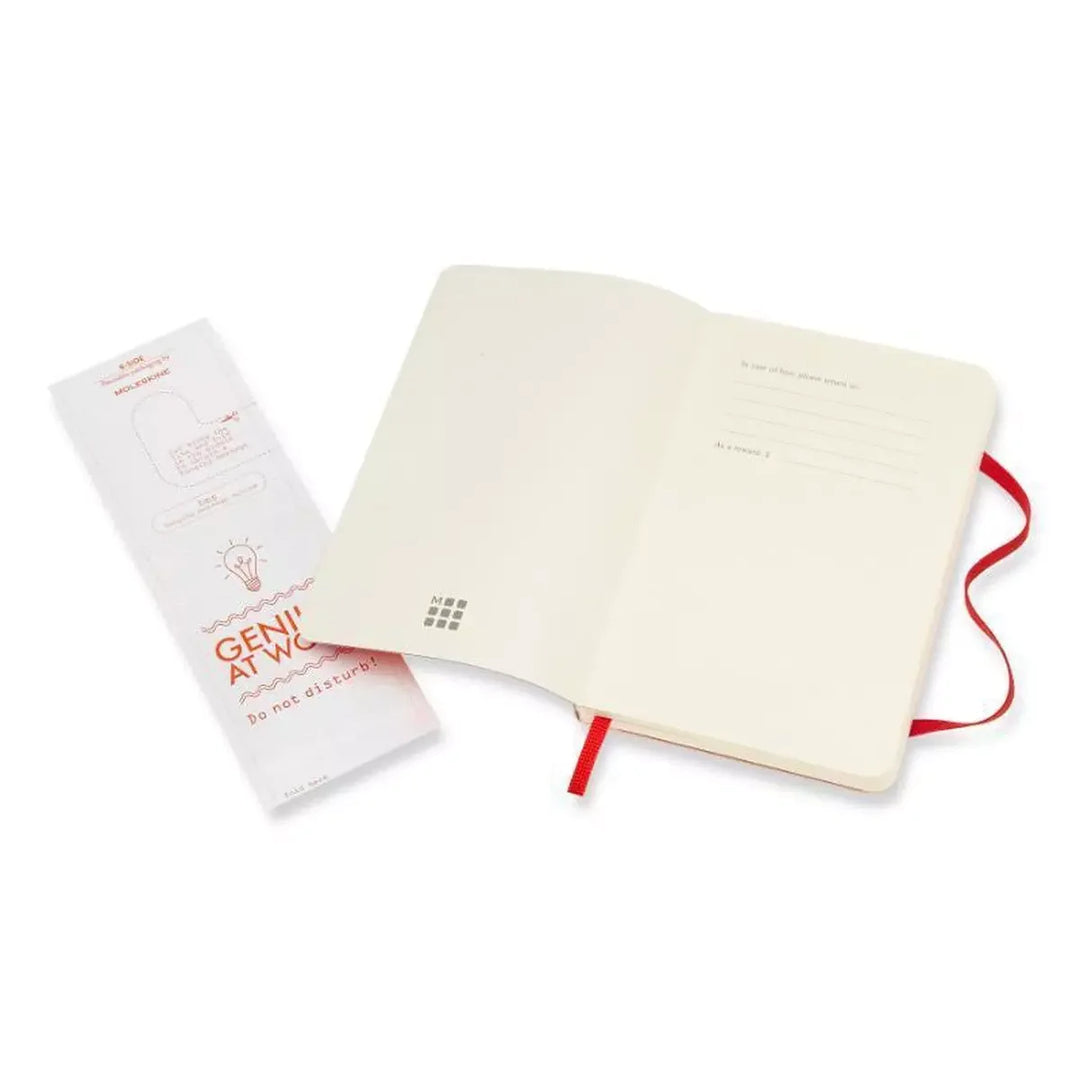 Moleskine Classic Pocket ruled softcover notebook in Scarlet Red, 9 x 14 cm – photo 8