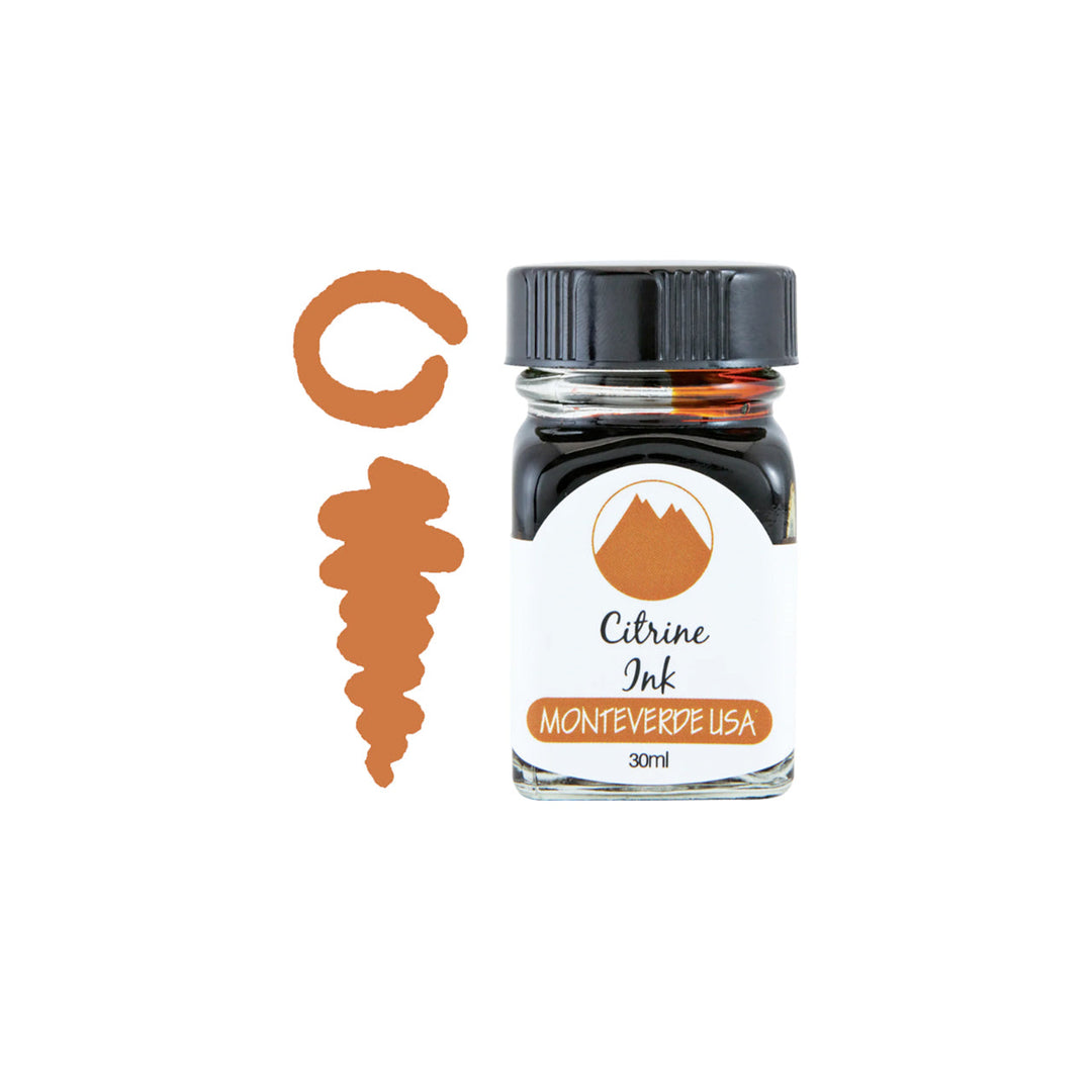 Monteverde 30ml Ink Bottle Citrine – colour swatch