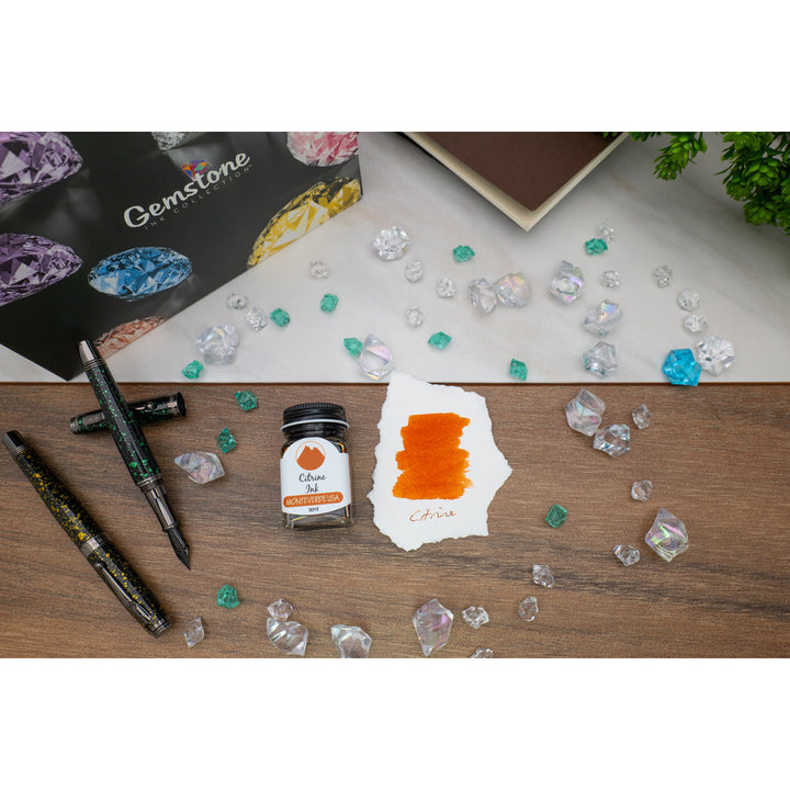 Monteverde 30ml Ink Bottle Citrine – detail view