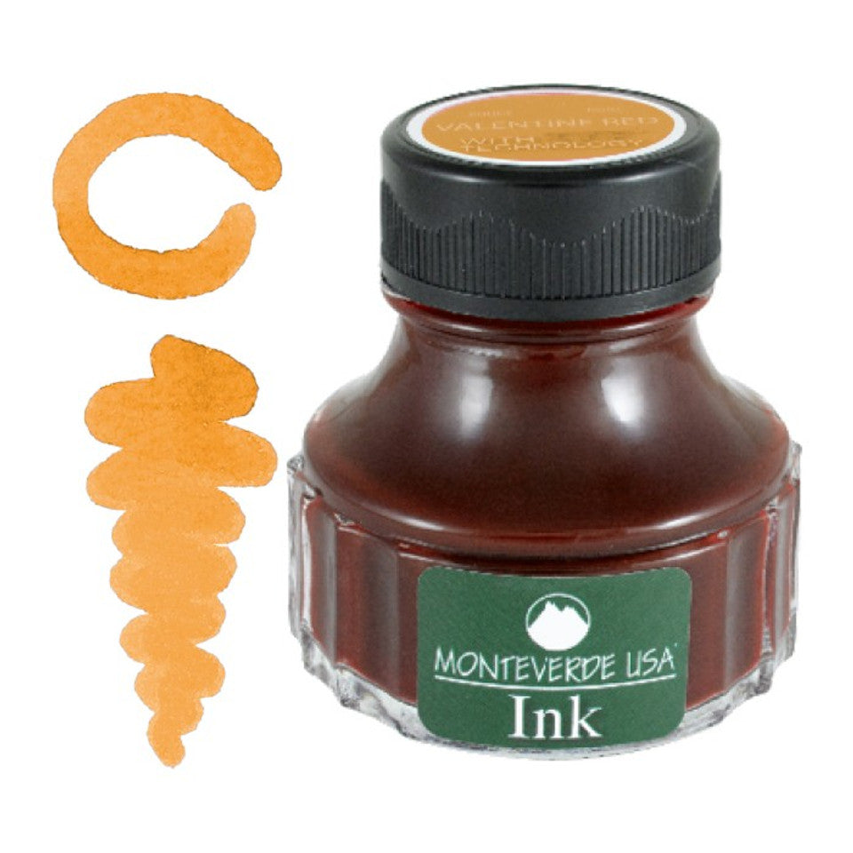 Monteverde 90ml Ink Bottle Gemstone Topaz – front view