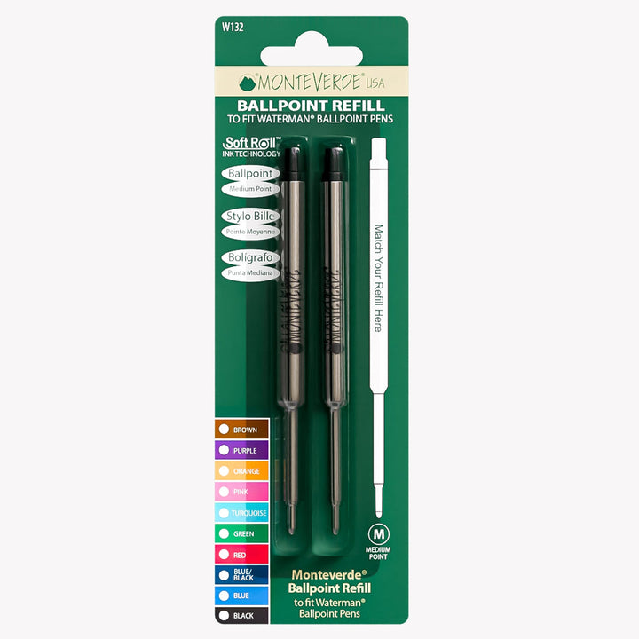 Monteverde Ballpoint Refill To Fit Waterman Ballpoint Pen – packaging