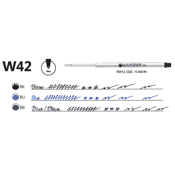 Monteverde Capless Gel Refill To Fit Waterman Ballpoint Pen – detail view