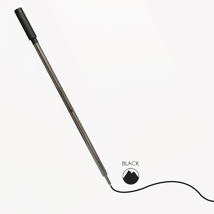 Monteverde Soft Roll Ballpoint Refill To Fit Cross Ballpoint Pen Black – detail view