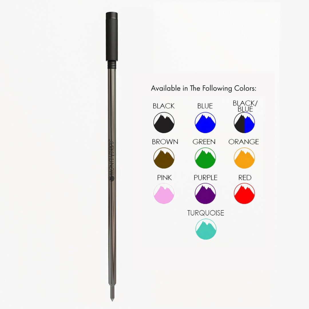 Monteverde Soft Roll Ballpoint Refill To Fit Cross Ballpoint Pen Black – detail view
