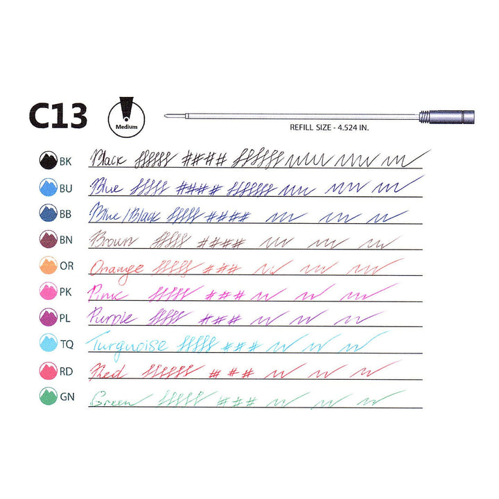 Monteverde Soft Roll Ballpoint Refill To Fit Cross Ballpoint Pen Black – detail view