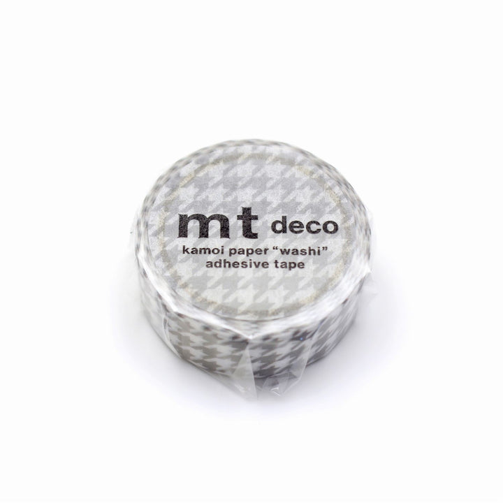 MT 1P Washi Tape - Houndstooth Gray