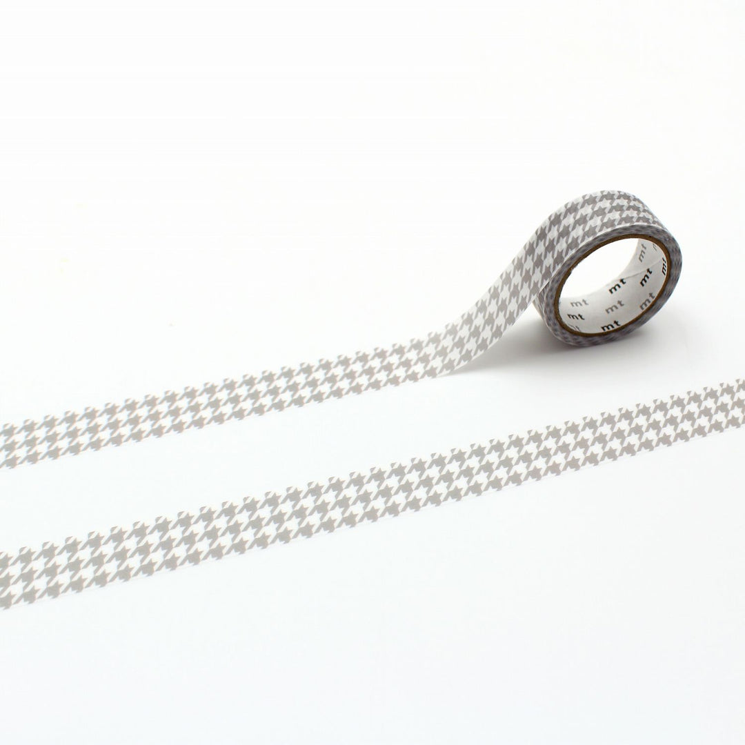 MT 1P Washi Tape - Houndstooth Gray