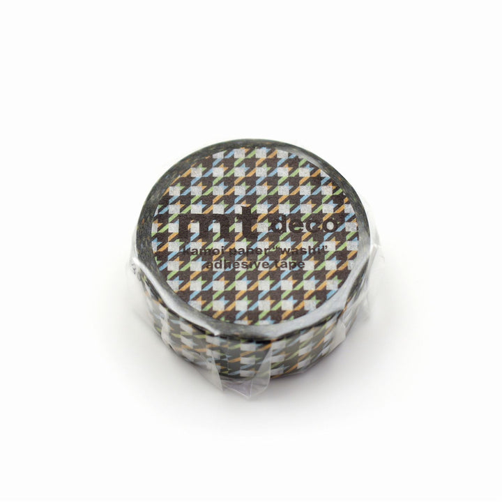 MT 1P Washi Tape - Houndstooth Multicolor