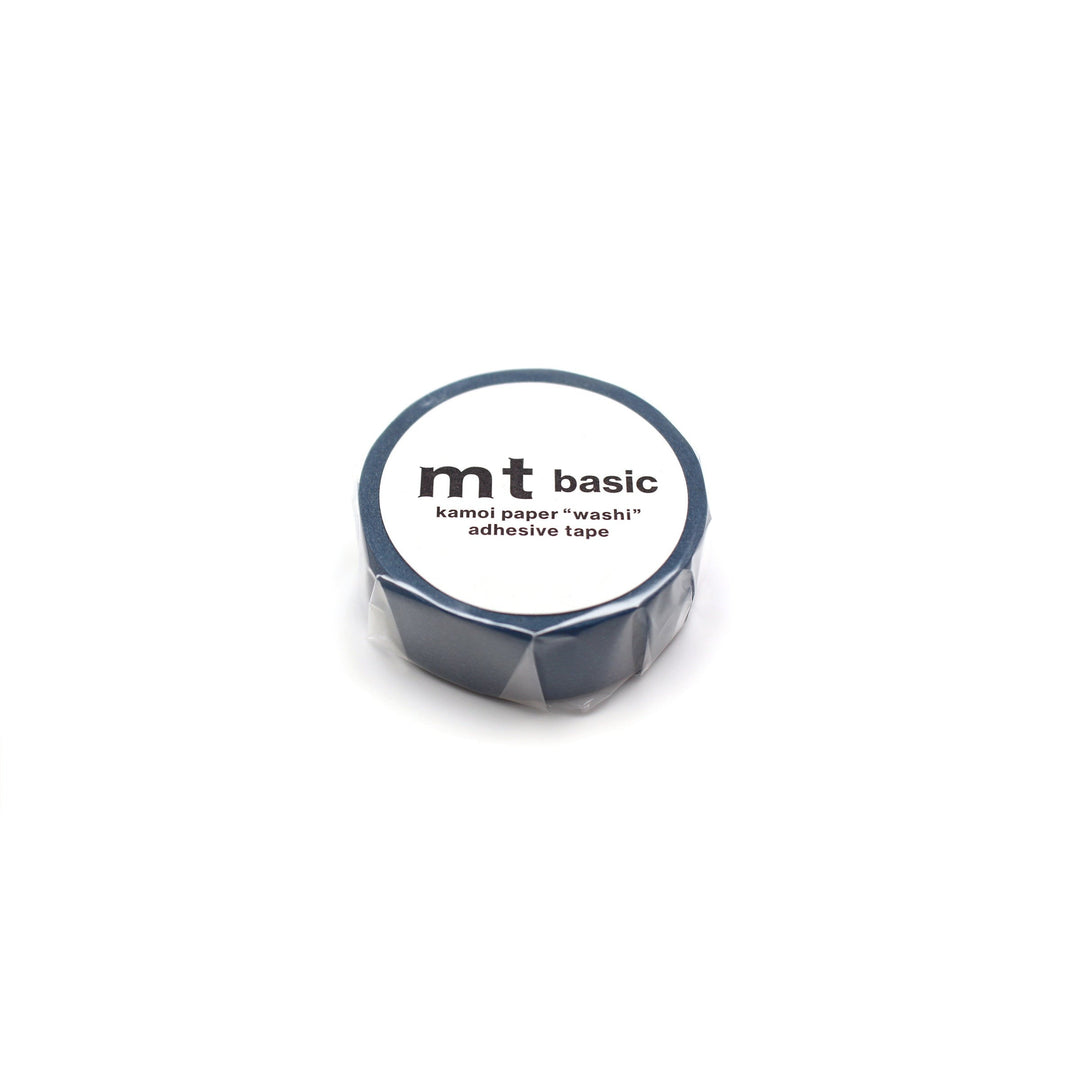 MT Basic washi tape matte duck blue 7m roll in its packaging