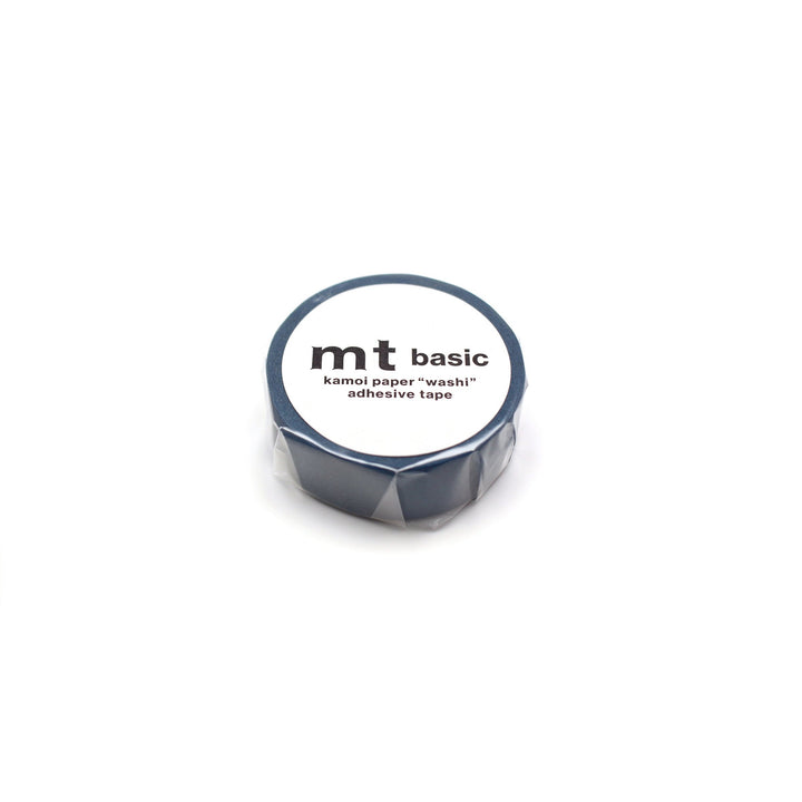 MT Basic washi tape matte duck blue 7m roll in its packaging