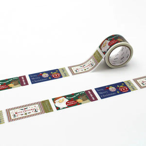 MT Christmas 2025 Washi Tape Christmas Tickets – vintage Christmas ticket designs on wide 24mm tape.