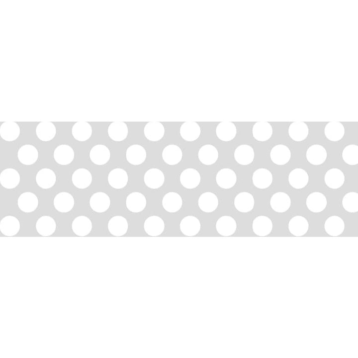 MT Deco washi tape Dot White, unrolled strip showing the white polka dot pattern
