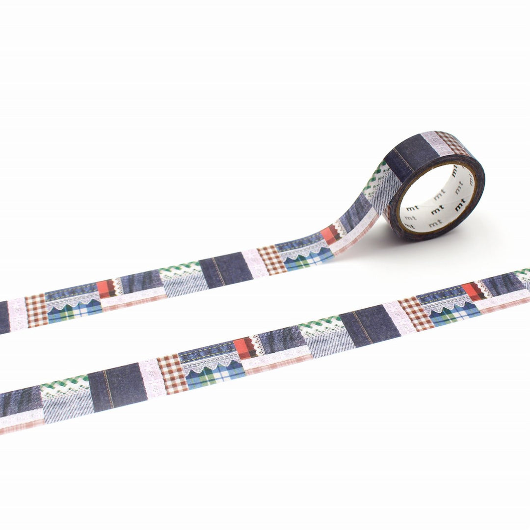 MT EX Washi Tape - Denim and Lace