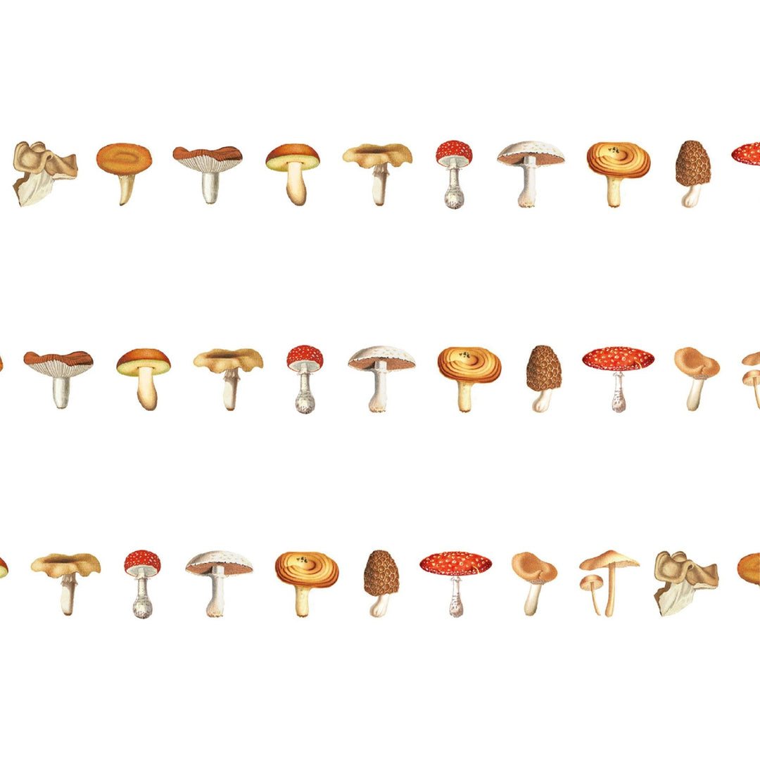 MT EX washi tape Mushroom, rows of the illustrated mushroom pattern