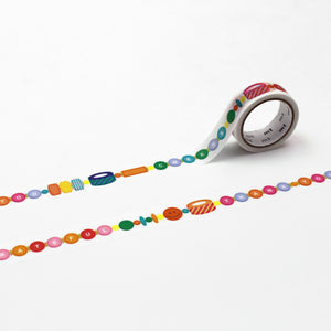 MT EX Washi Tape Thank You in colorful decorative tape.