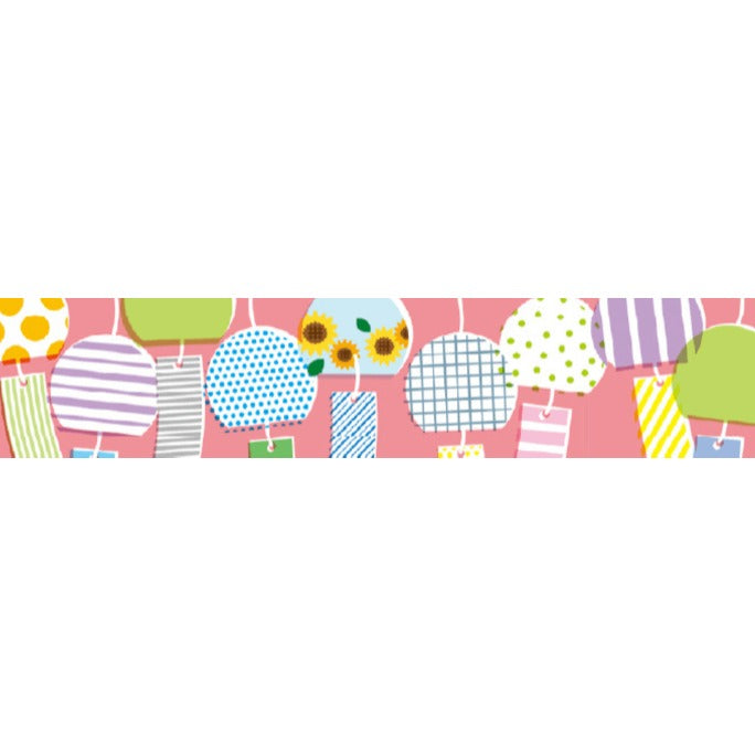 MT EX washi tape Wind Chime, close-up of the wind chime pattern