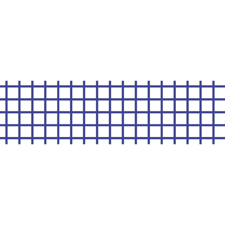 MT Deco washi tape Hougan Blueberry, close-up of the blue grid pattern