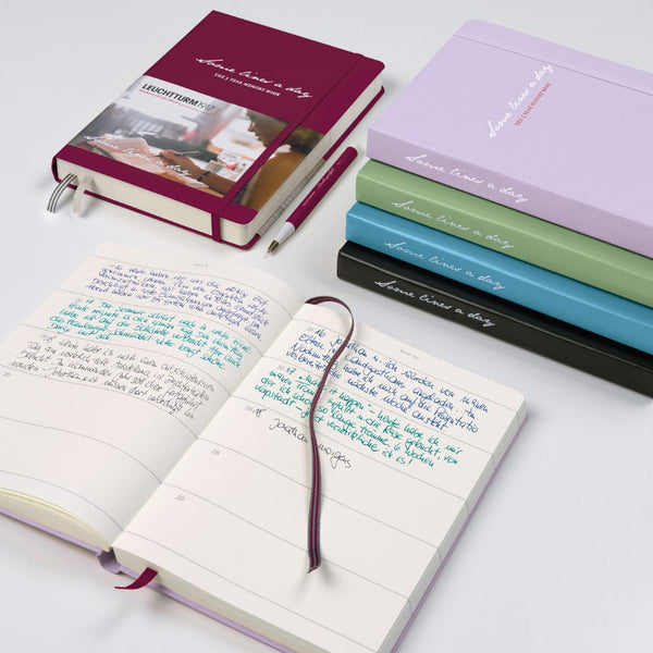 Load image into Gallery viewer, Leuchtturm1917 Some Lines A Day A5 Medium Hardcover Notebook - Lilac
