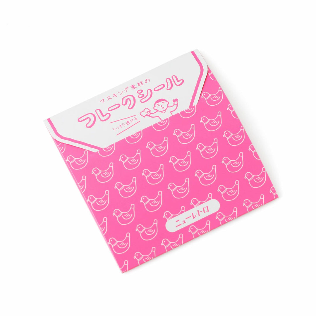 New Retro Flake Stickers A – Emotional Humans – retro-style washi stickers with expressive faces and poses.