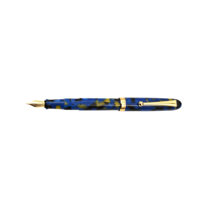 Onishi Hand Made Fountain Pen-Standard Schmidt Steel - Twilight Glow — with packaging