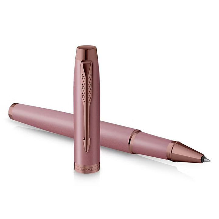 Parker IM Finishing Touch Mauve BRT Rollerball Pen