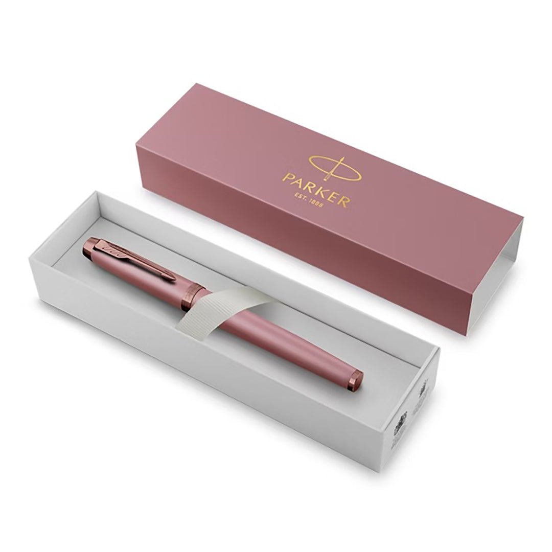 Parker IM Finishing Touch Mauve BRT Rollerball Pen