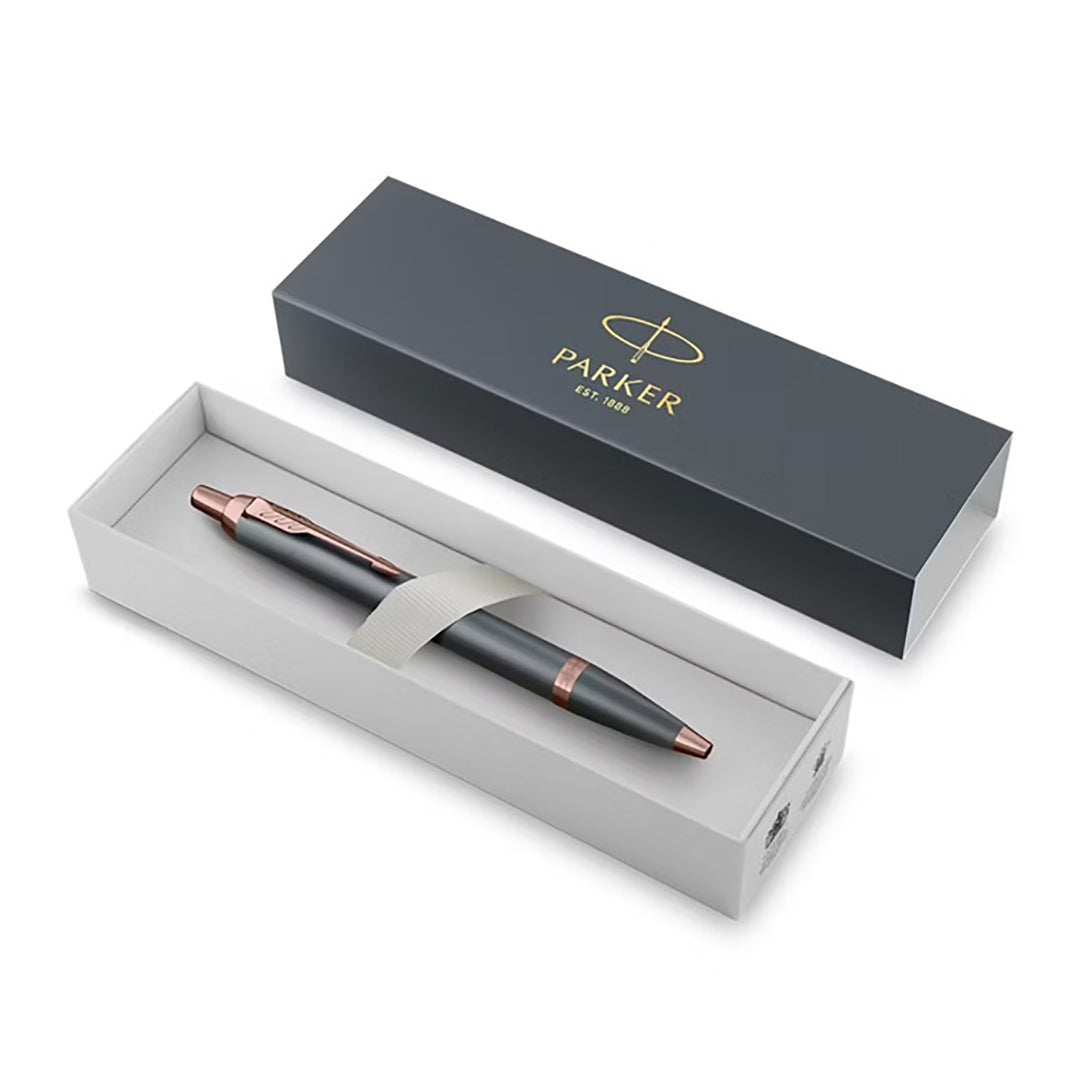 Parker IM Finishing Touch Slate PGT Ballpoint Pen