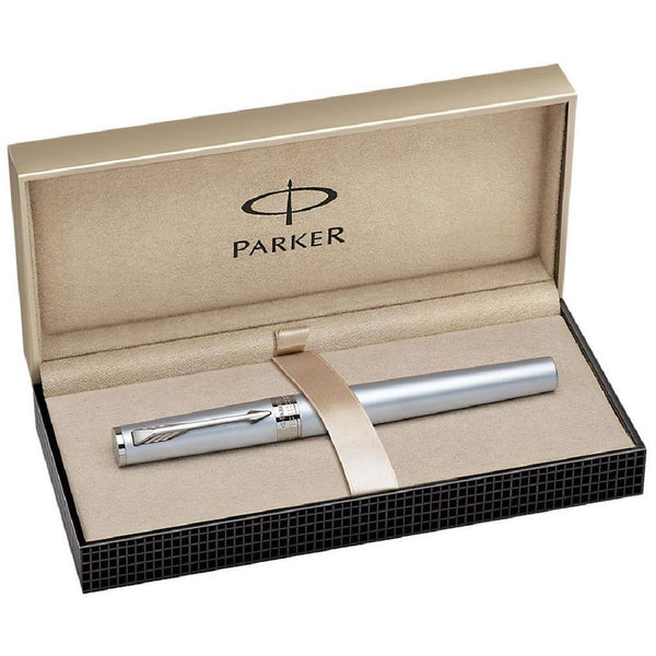Load image into Gallery viewer, Parker Ingenuity Large Chrome Deluxe CT 5th Technology Pen
