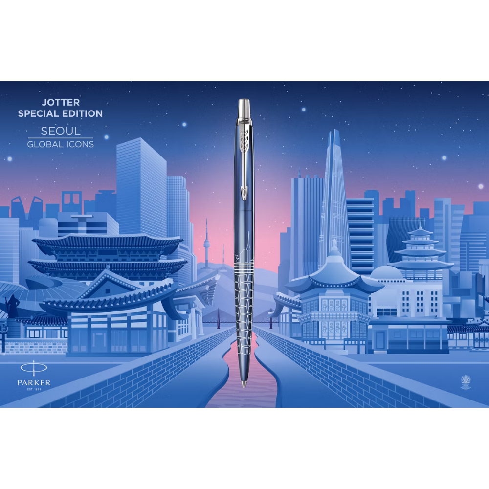 Parker Jotter Special Edition Seoul Blue CT Ballpoint Pen