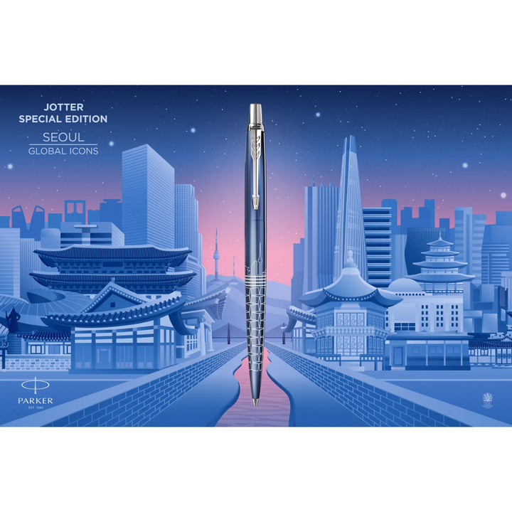 Parker Jotter Special Edition Seoul Blue CT Ballpoint Pen