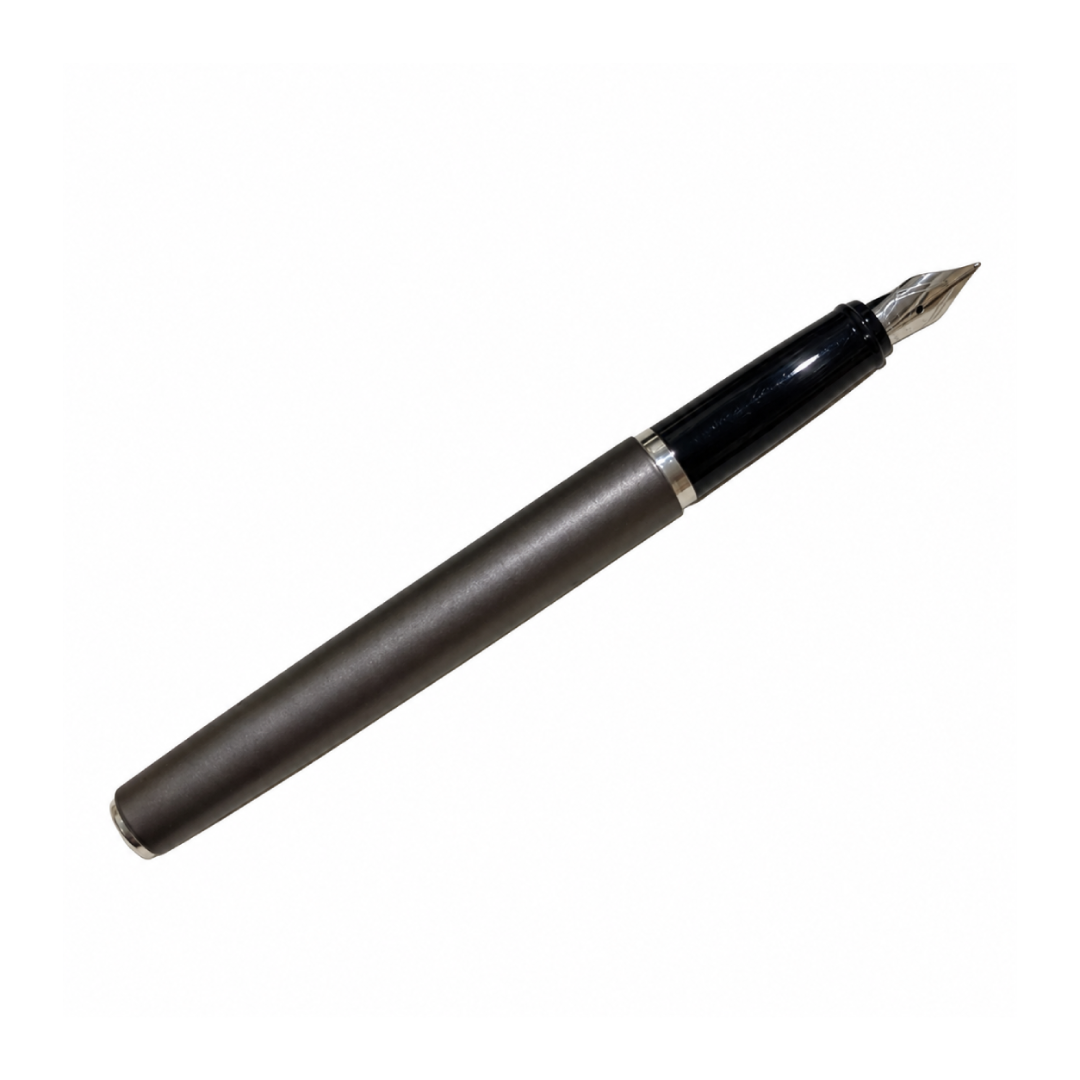 Parker Latitude Warm Grey CT Fountain Pen - Medium Nib