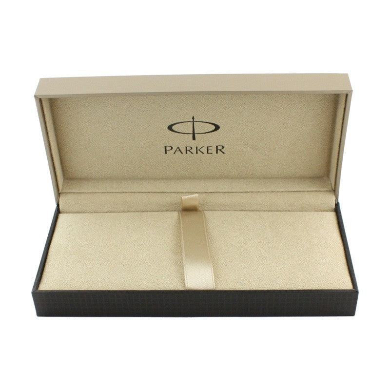 Parker Sonnet CBN Chiselled Tartan ST Fountain Pen in Medium — Parker fountain pen — precision nib writing instrument, at Cityluxe Singapore stationery store