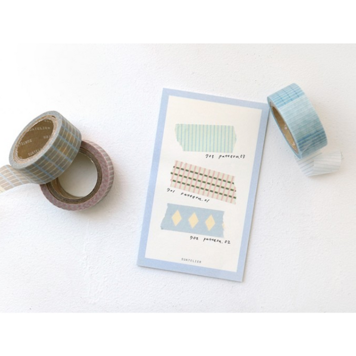 Suatelier Masking Tape - pattern.01 — roll side