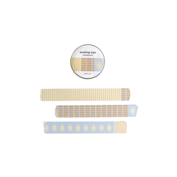 Suatelier Masking Tape - pattern.02 — roll front
