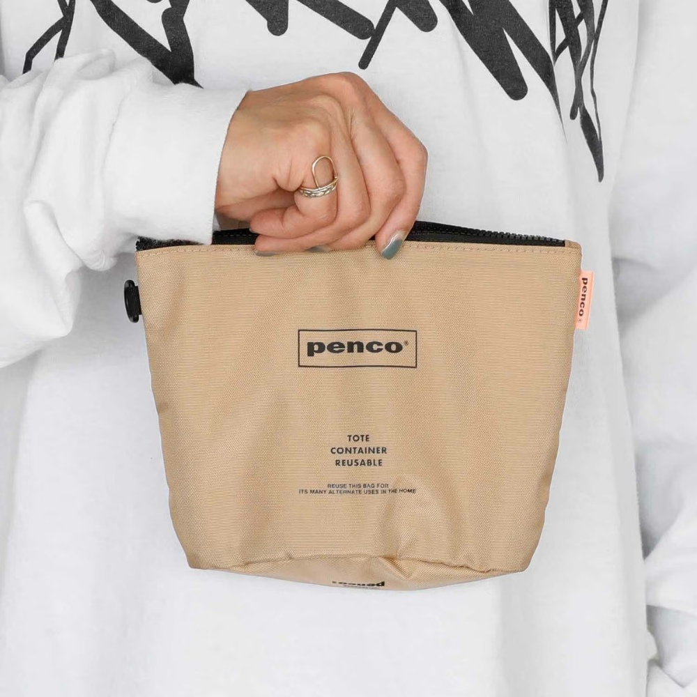 Penco Bucket Pouch - Beige