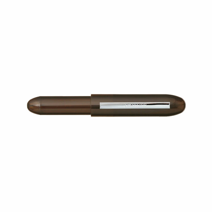 Penco Bullet Ballpoint Pen Light Clear Brown compact Japanese bullet-style pen.