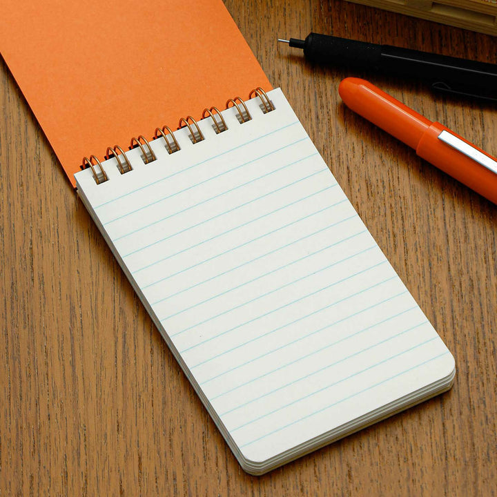 Penco Coil Note Pad Small - Orange — with packaging