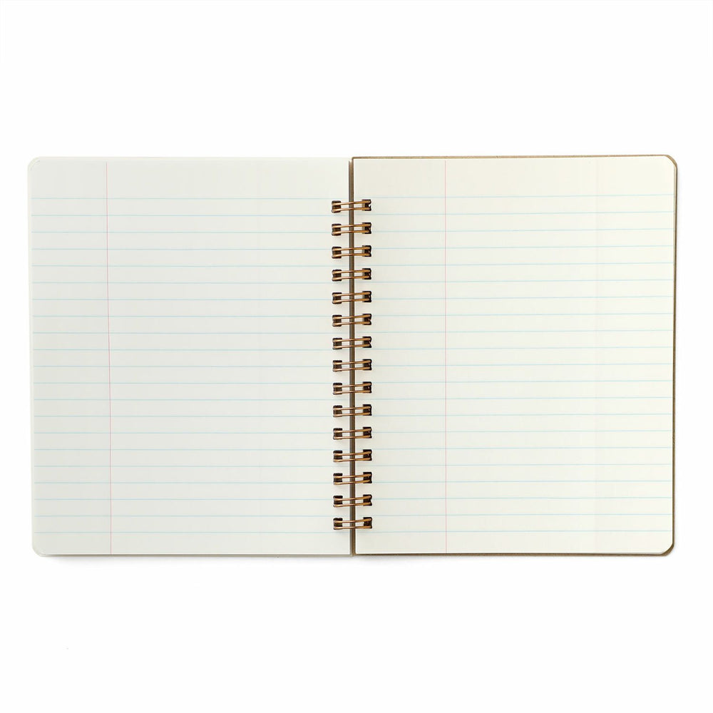 Penco Coil Notebook Medium – retro-style ring notebook with lined pages.