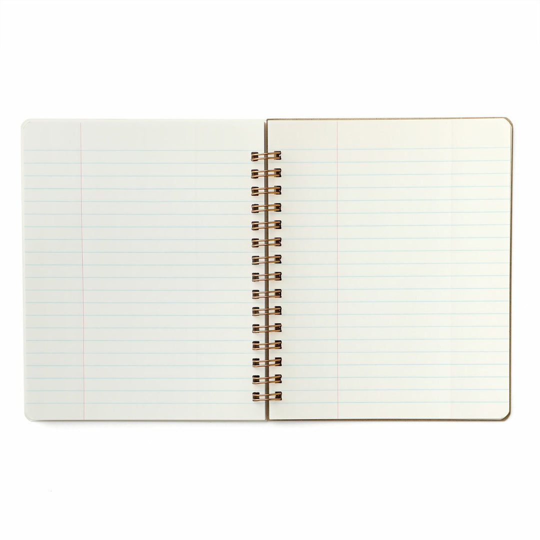 Penco Coil Notebook Medium – retro-style ring notebook with lined pages.