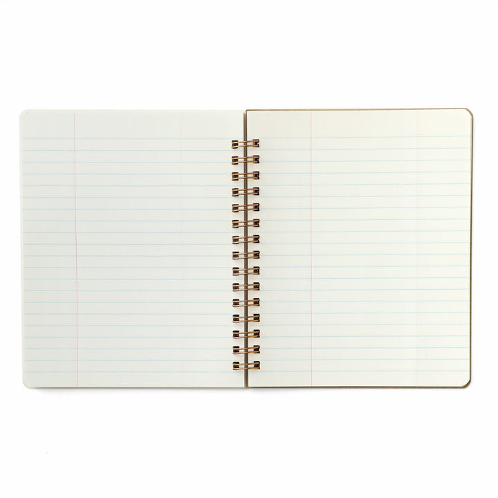 Penco Coil Notebook Medium – retro-style ring notebook with lined pages.