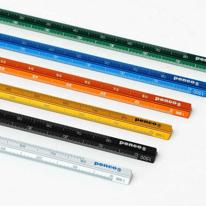 Penco Drafting Scale Ruler aluminum triangular scale tool.